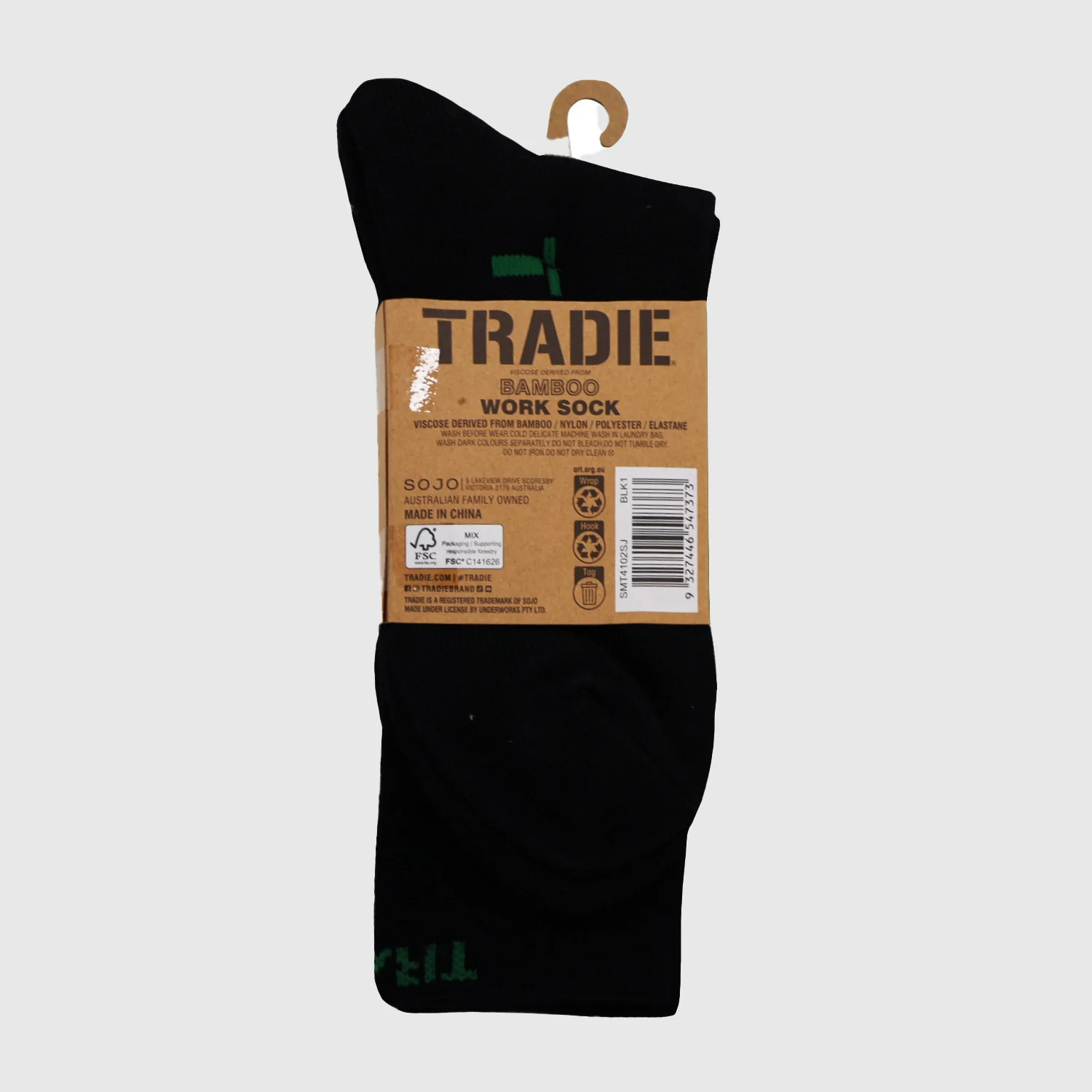 6pk Bamboo Ribbed Sock - Image 4
