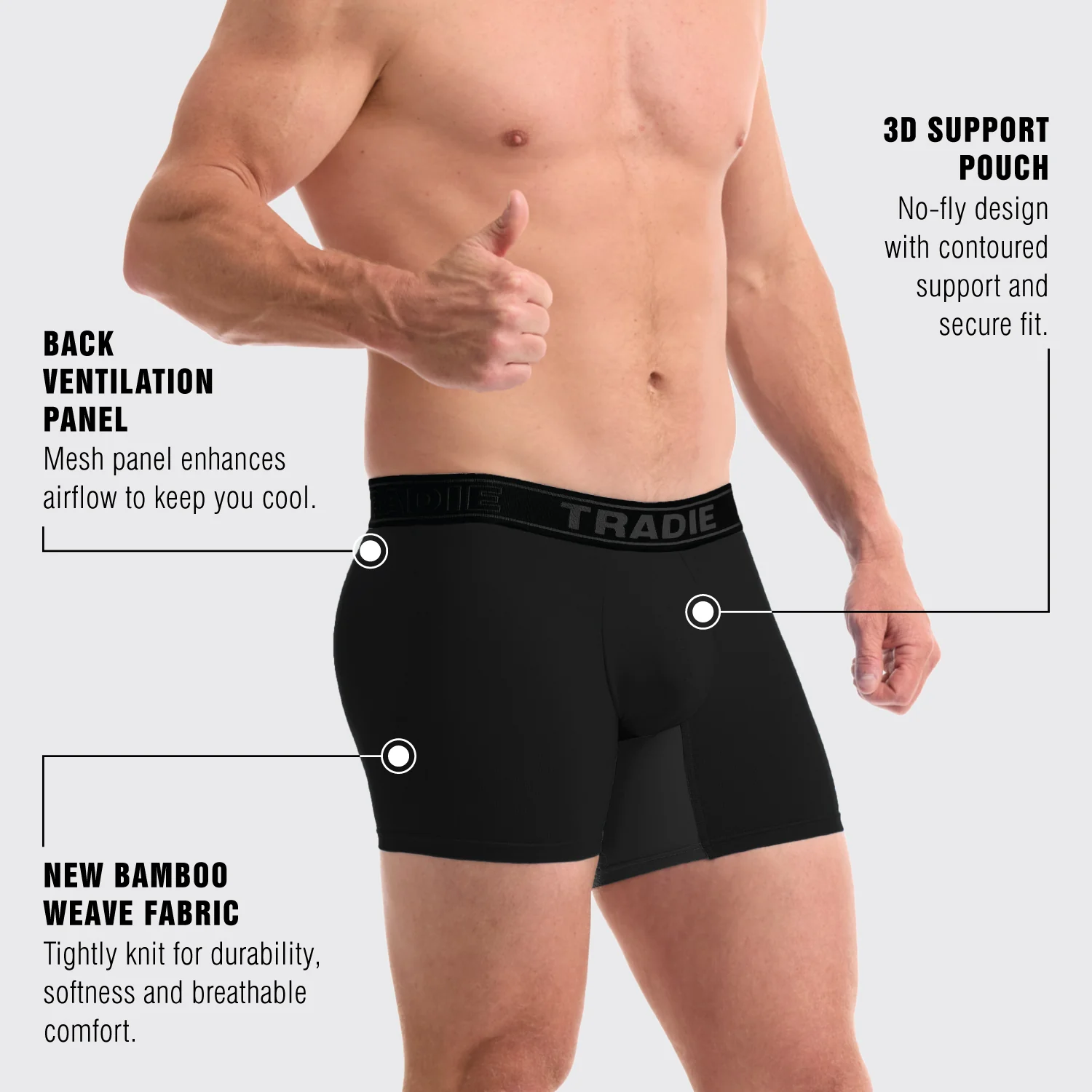 Bamboo No Chafe 2.0 Trunk - Image 3
