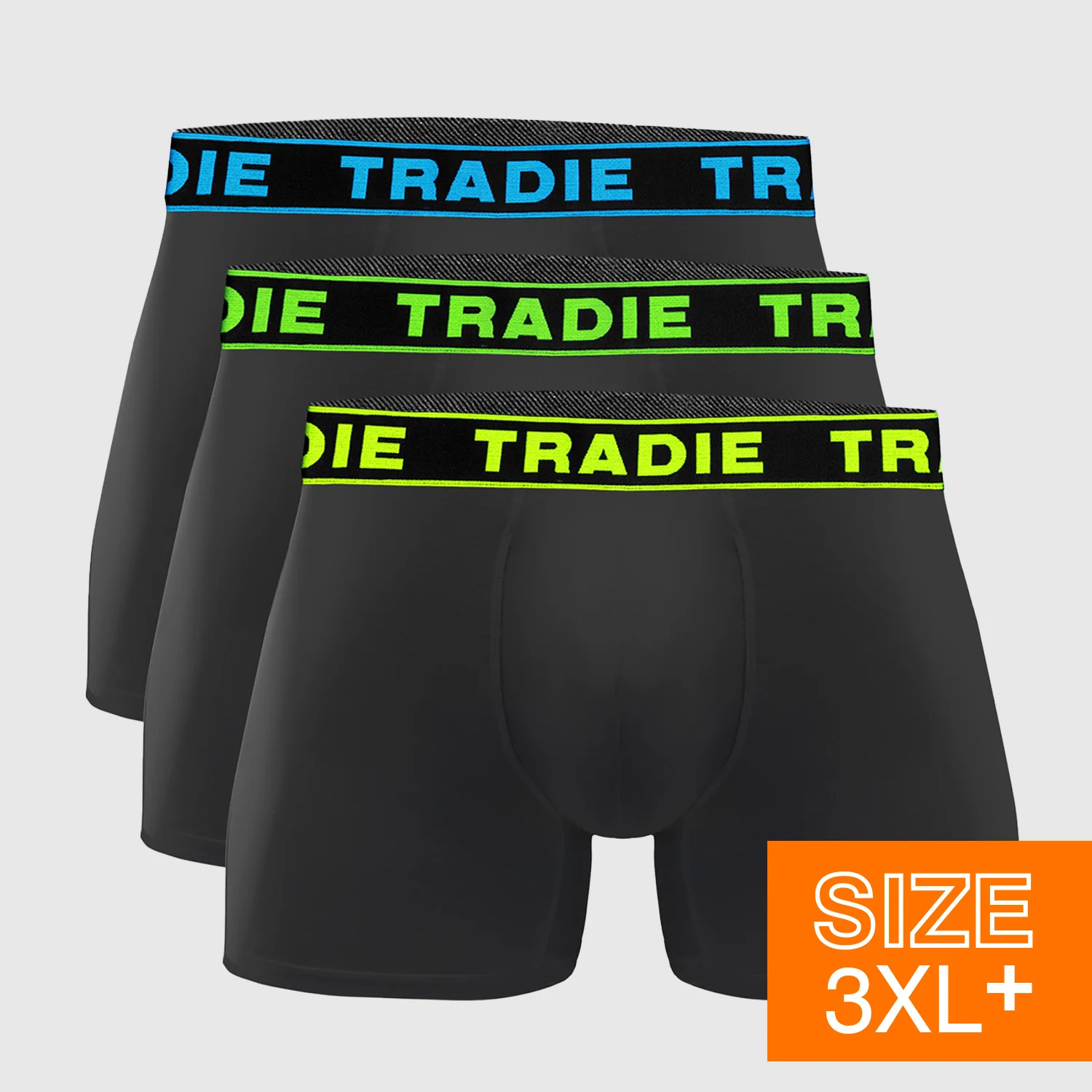 Big Fella Bamboo Fitted Trunk 3 Pack