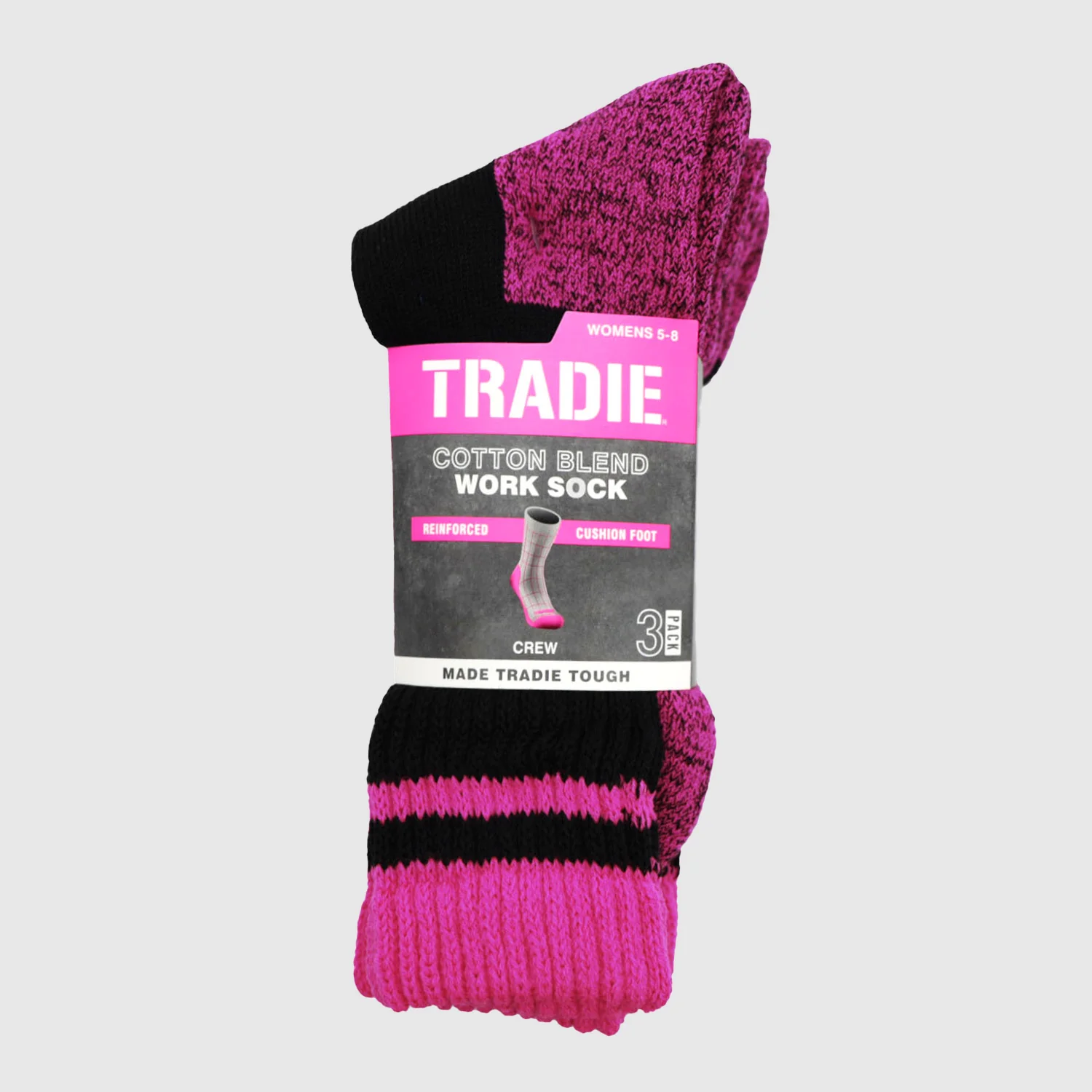 Cotton Blend Work Sock 3 Pack - Image 4