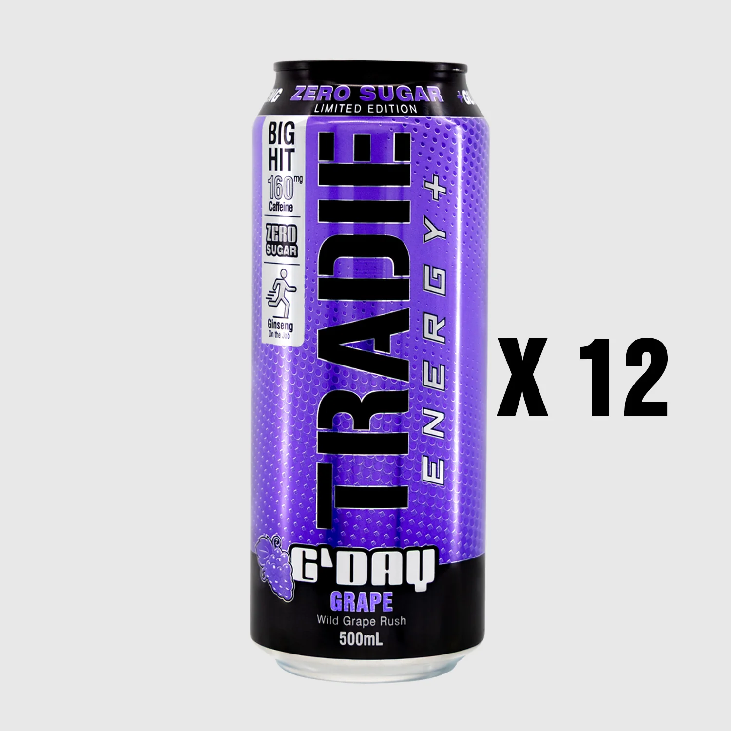 Energy Drink Zero Sugar 500mL 12 Pack - Image 3