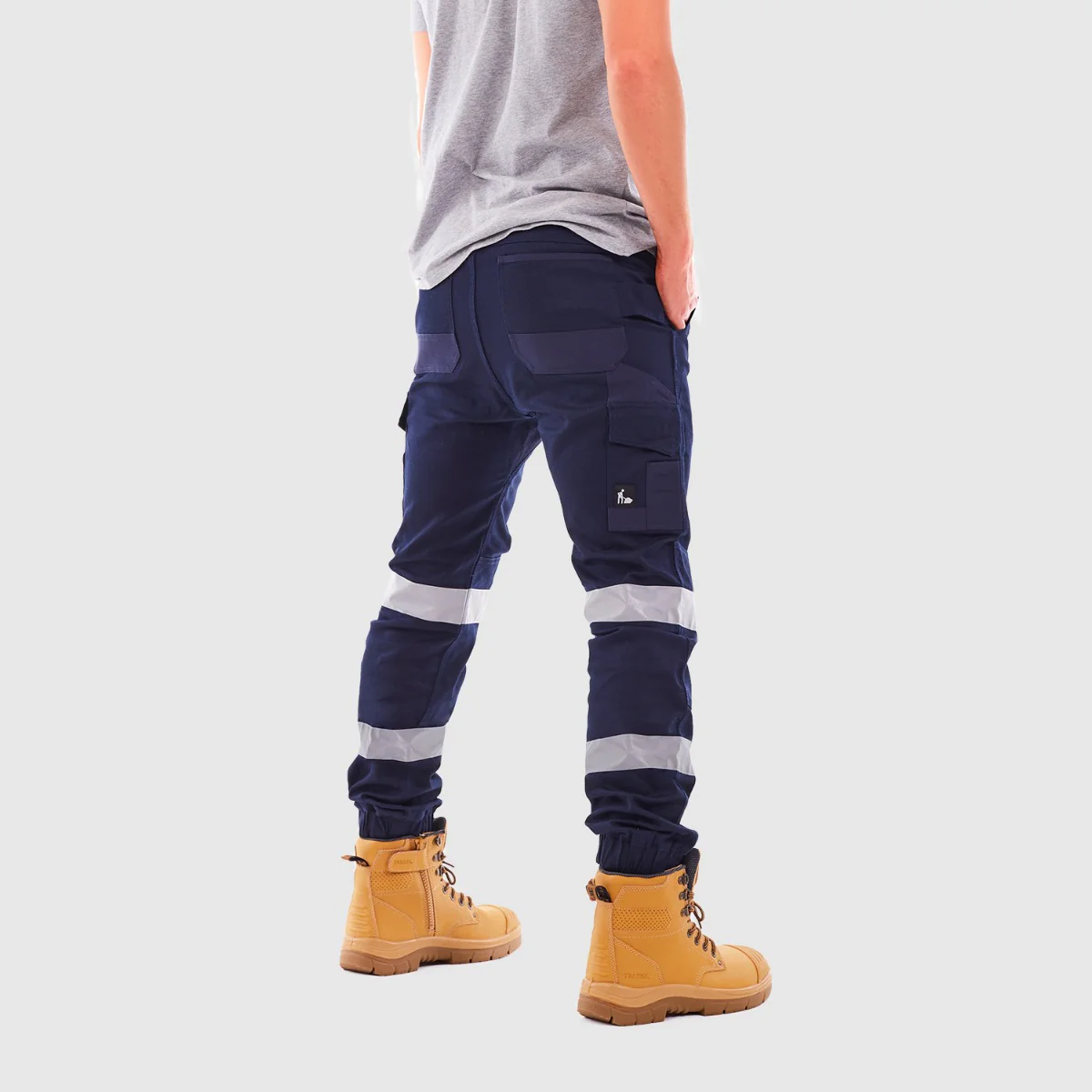 Flex Cuffed Skinny Cargo Pant with Tape - Image 4