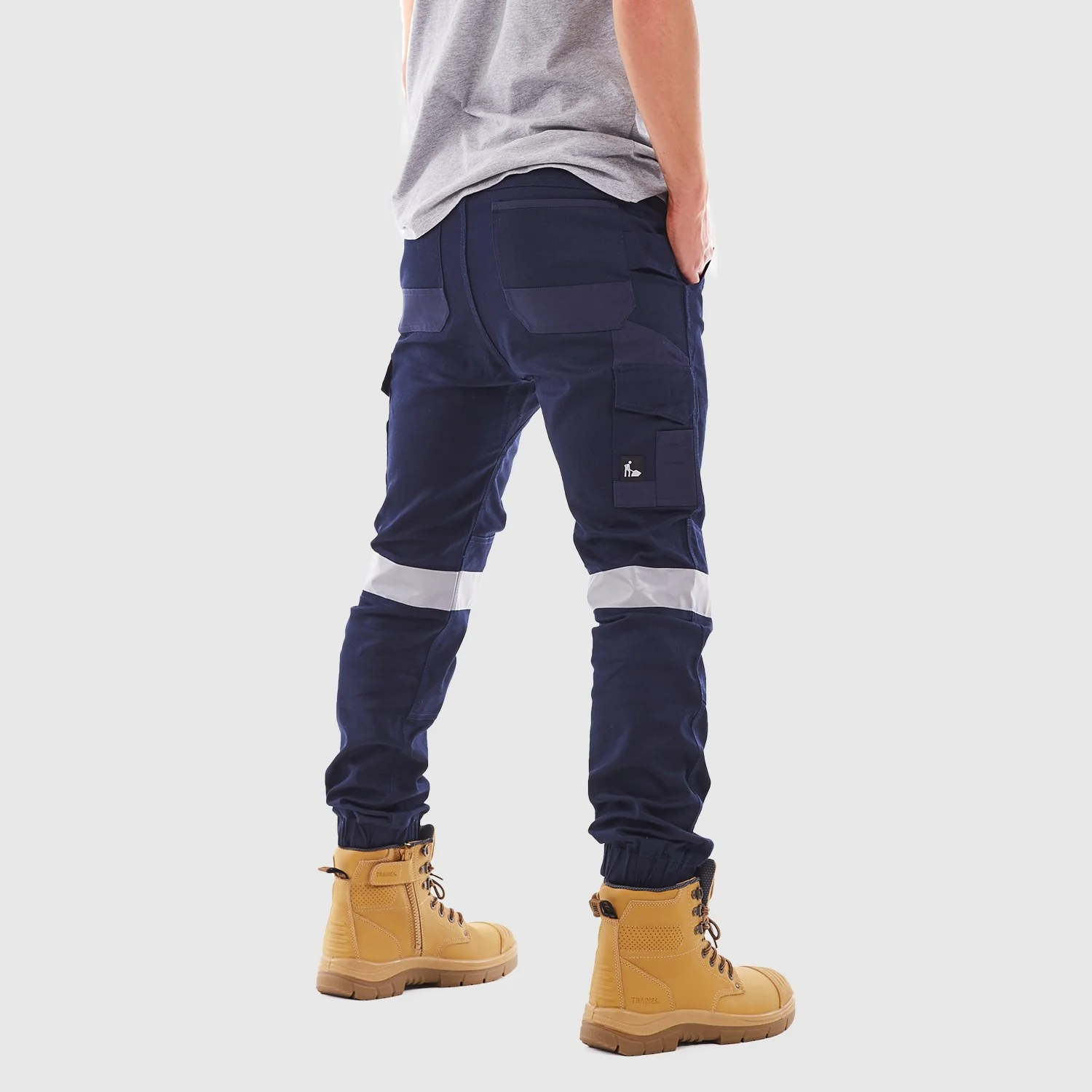 Flex Cuffed Skinny Cargo Pant with Tape - Image 3