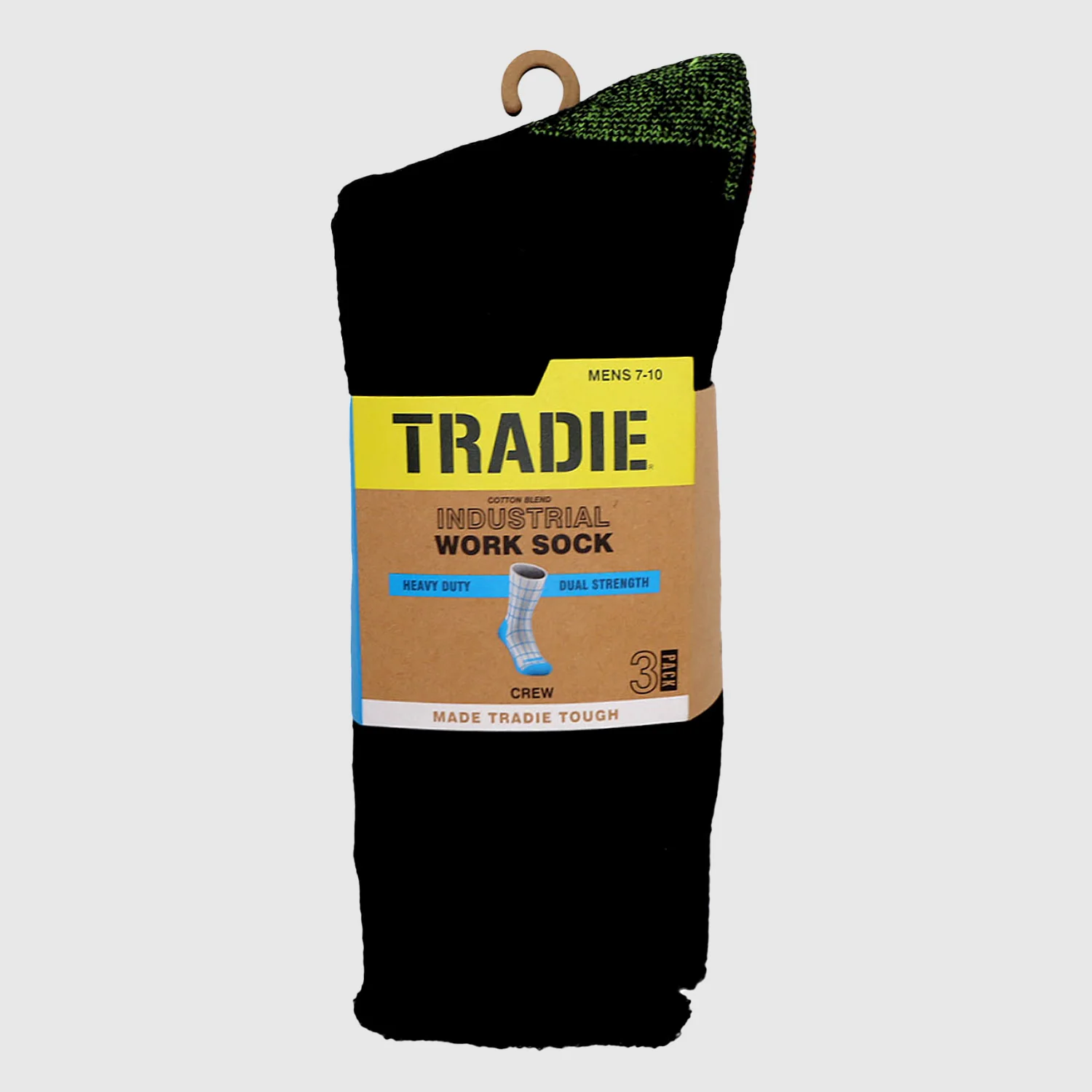 Industrial Crew Cotton Work Sock 3 Pack - Image 4