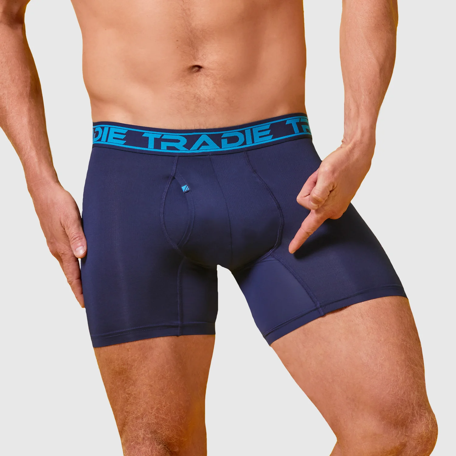 No Bounce Mesh Tech Mid Boxer Brief - Image 3