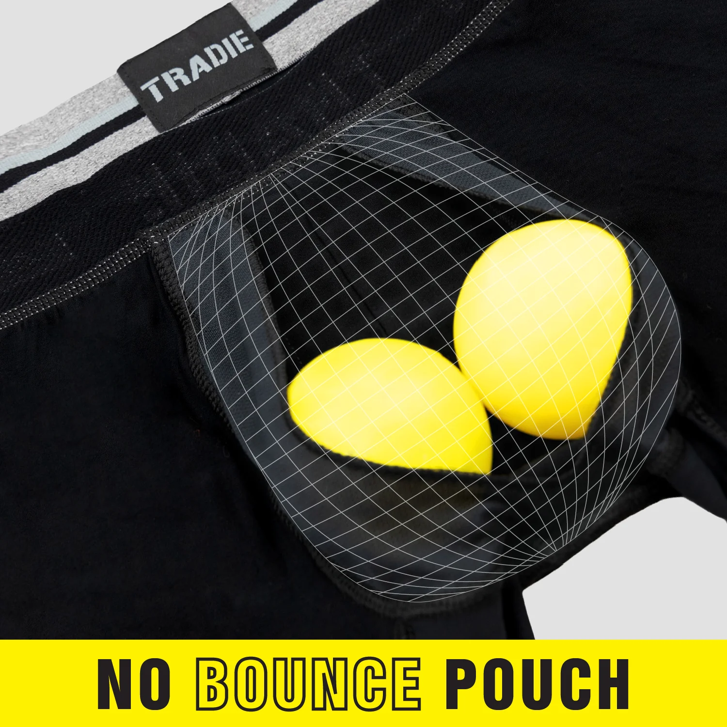 No Bounce Mesh Tech Mid Boxer Brief - Image 3