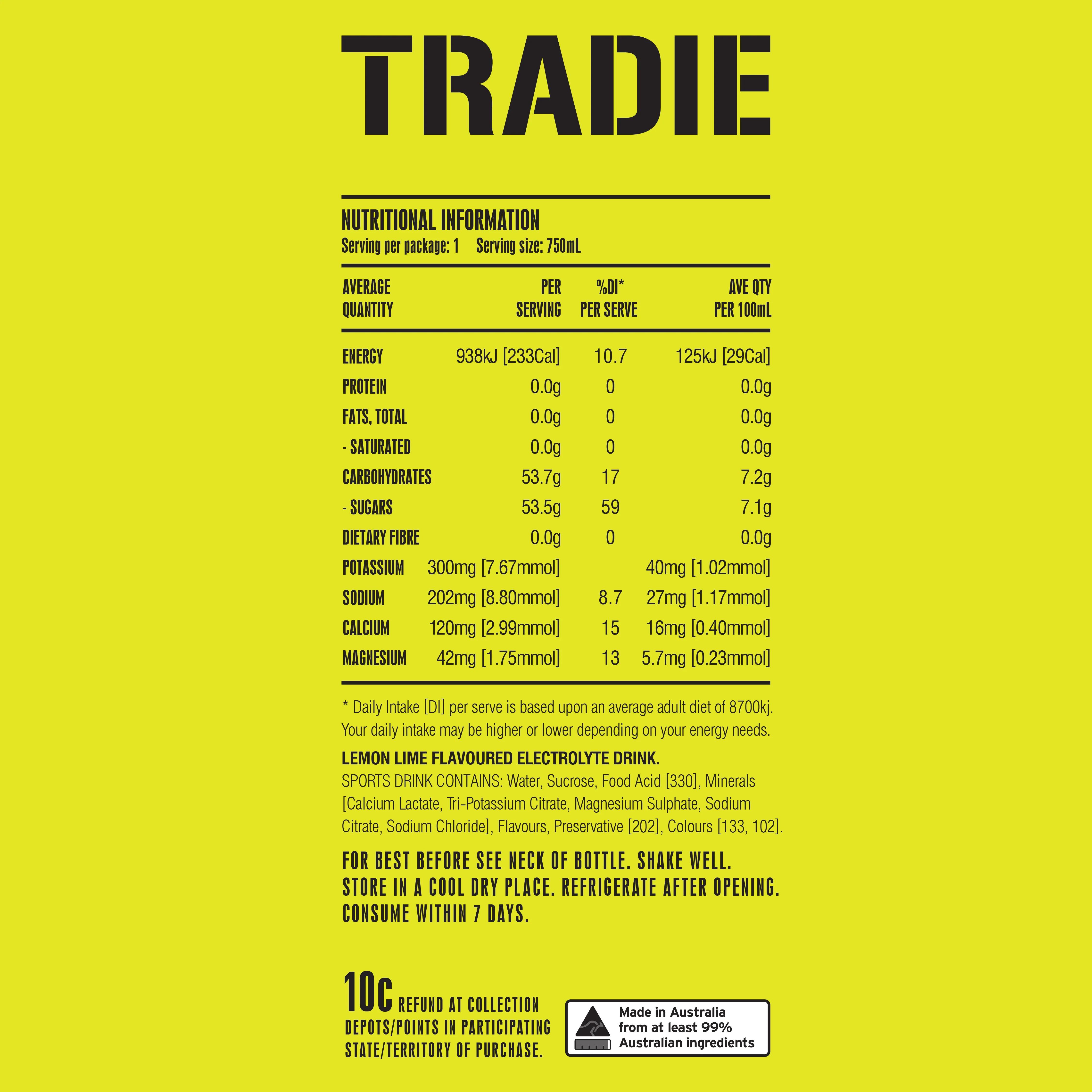 Sports Drink 750mL 12 Pack - Image 5