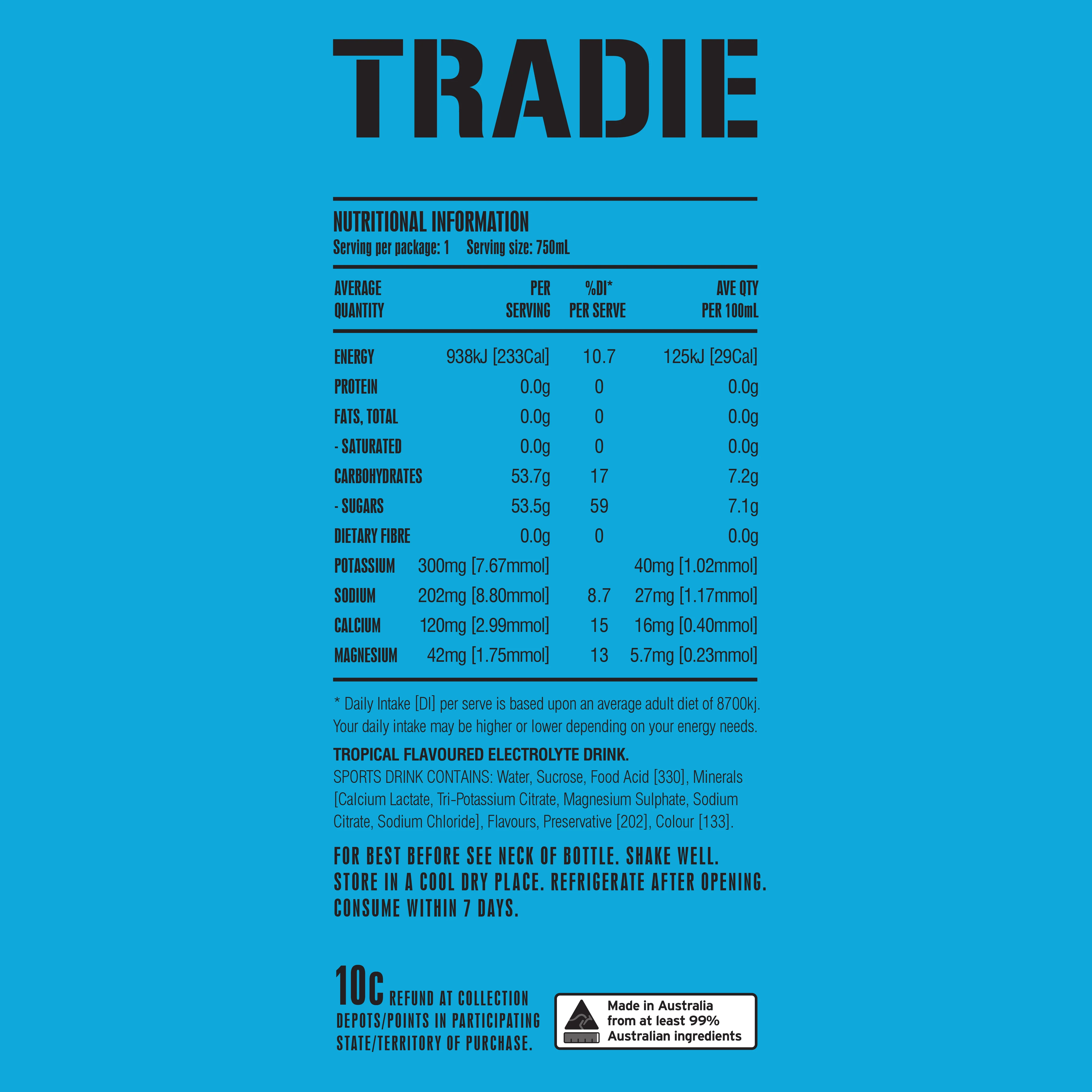 Sports Drink 750mL 12 Pack - Image 5