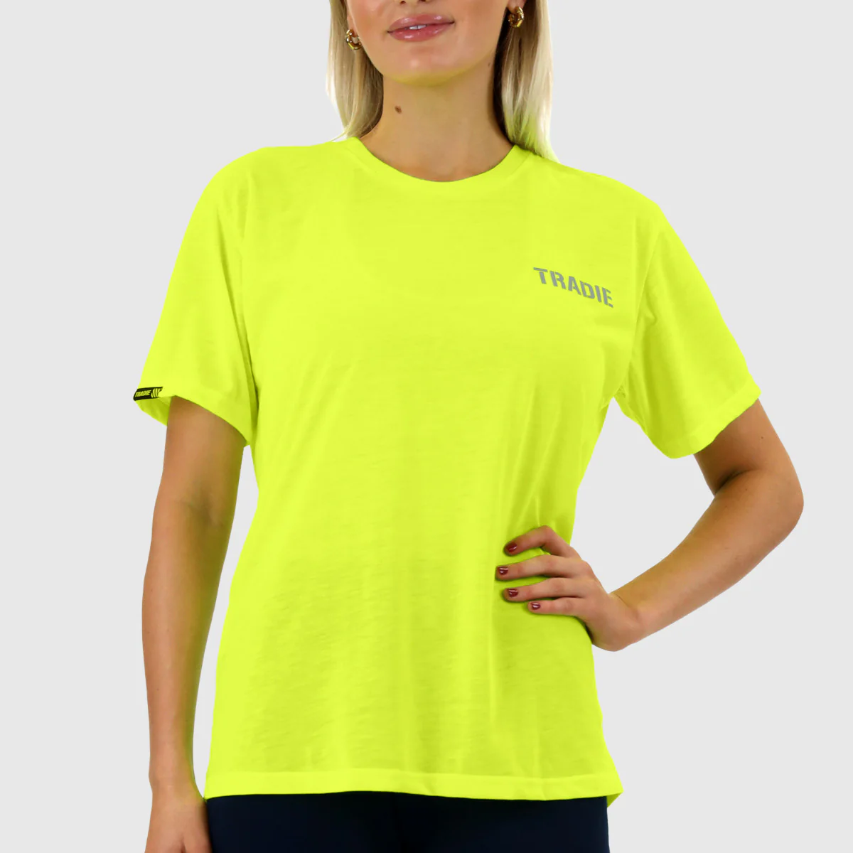 Unisex Hi Vis Tee - Image 5
